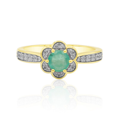 Tansania-Smaragd-Goldring