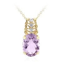 Bolivianischer Amethyst-Silberhalskette