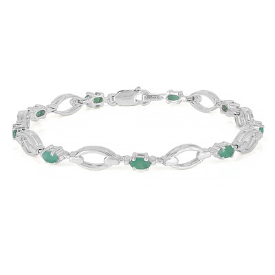Socoto-Smaragd-Silberarmband