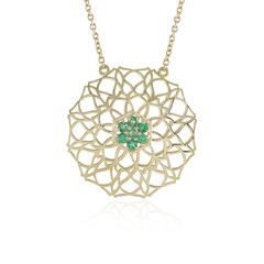 Sambia-Smaragd-Goldcollier (Ornaments by de Melo)