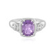 Lavendel-Amethyst-Silberring