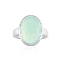 Aqua-Chalzedon-Silberring