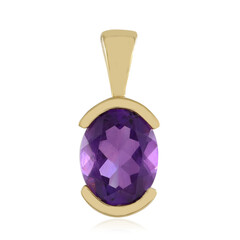 Sambia-Amethyst-Silberanhänger