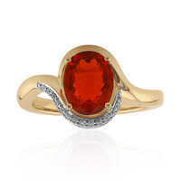 AAA-Mexikanischer Feueropal-Goldring