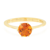 Mandarin-Citrin-Silberring