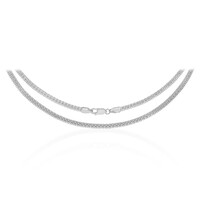 Silber-Popcornkette - 50 cm - 9,81 g