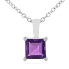 Sambia-Amethyst-Silberhalskette