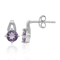 Amethyst-Silberohrringe