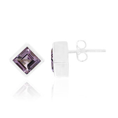Lavendel-Amethyst-Silberohrringe