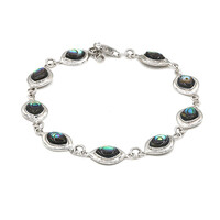 Abalone-Muschel-Silberarmband (Art of Nature)