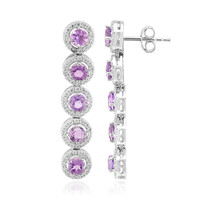 Amethyst-Silberohrringe