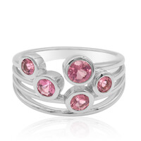 Pinkfarbener Turmalin-Silberring