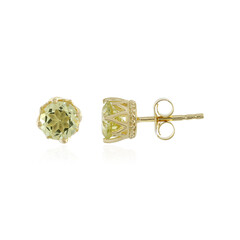 Ouro Verde-Quarz-Silberohrringe