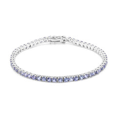 Tansanit-Silberarmband