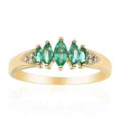 AAA-Sambia-Smaragd-Goldring