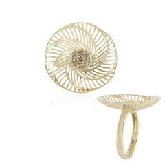 I2 Champagner-Brillant-Goldring (Ornaments by de Melo)