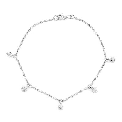 I2 (I) Diamant-Silberarmband