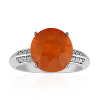 Mexikanischer Feueropal-Goldring (de Melo)