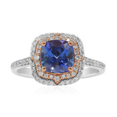 AAA-Tansanit-Goldring (CIRARI)