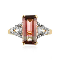 Mehrfarbiger Turmalin-Goldring (D'vyere)