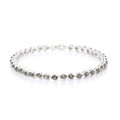 Nicht erhitzter Farbwechsel-Saphir-Silberarmband
