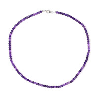 Amethyst-Silberhalskette