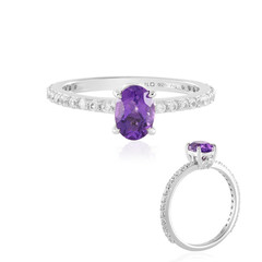 Sibirischer Amethyst-Silberring