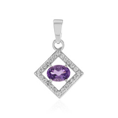 Uruguay-Amethyst-Silberanhänger