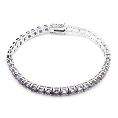 Edelstein-Silberarmband