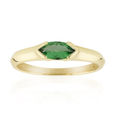 AAA-Kenianischer Tsavorit-Goldring