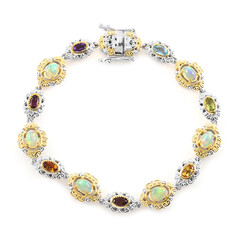Welo-Opal-Silberarmband (Gems en Vogue)