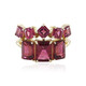 Nigerianischer Pinkfarbener Turmalin-Goldring (Adela Gold)