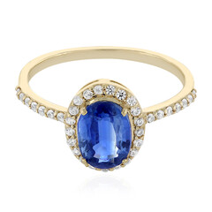 Nepalesischer Kyanit-Goldring