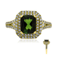 Grüner Turmalin-Goldring (CIRARI)