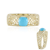 Sleeping Beauty-Türkis-Goldring (Ornaments by de Melo)