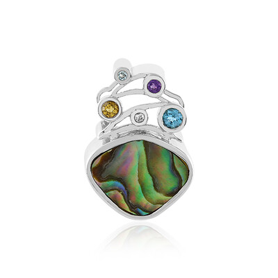 Abalone-Muschel-Silberanhänger (MONOSONO COLLECTION)