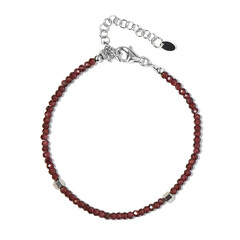 Edelstein-Silberarmband