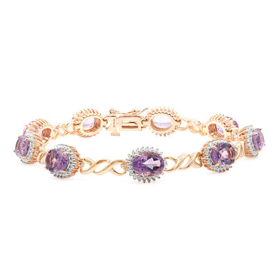 Amethyst-Silberarmband