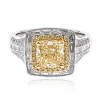 Gelber SI2 Diamant-Goldring (CIRARI)