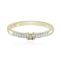 I2 Schokoladen-Diamant-Goldring