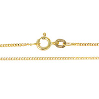 585er Gelbgold-Panzerkette flach - 45 cm - 2,29 g