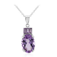 Amethyst-Silberhalskette