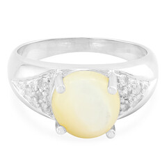 Abalone-Muschel-Herren-Silberring