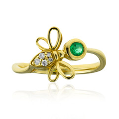 AAA-Sambia-Smaragd-Goldring (CIRARI)