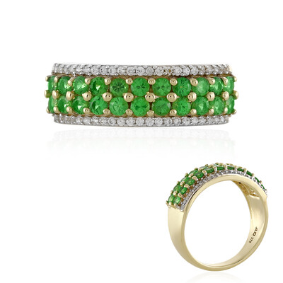 Tsavorit-Goldring (Adela Gold)