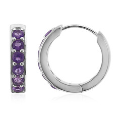 Amethyst-Silberohrringe