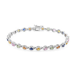 Saphir-Silberarmband