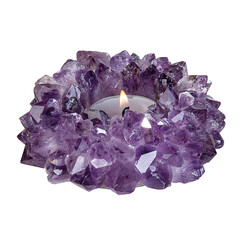 Amethyst-Teelichtkranz (Lapis Vitalis)
