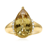 Gelber Beryll-Goldring (CIRARI)