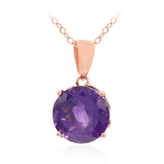 Sambia-Amethyst-Silberhalskette